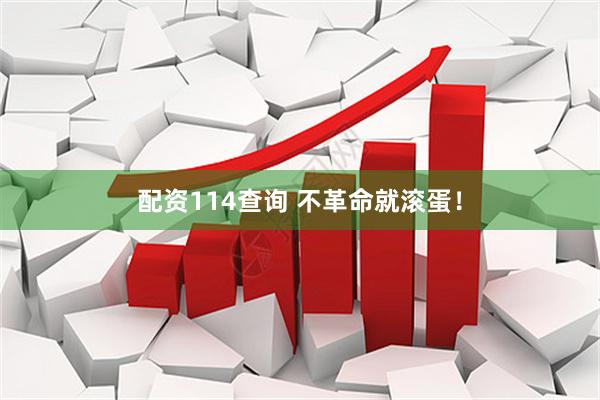 配资114查询 不革命就滚蛋！